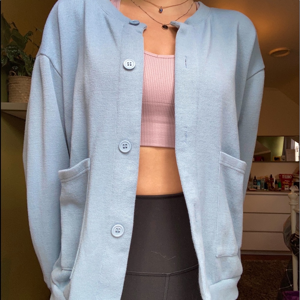 Comfy Blue Sweater Medium